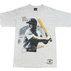 NY Yankee “The Iron Horse” Vintage T-Shirt